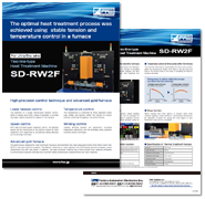 For ultra-fine wire
Two-ｌine-type
Heat Treatment Machine
[ SD-RW2F ]