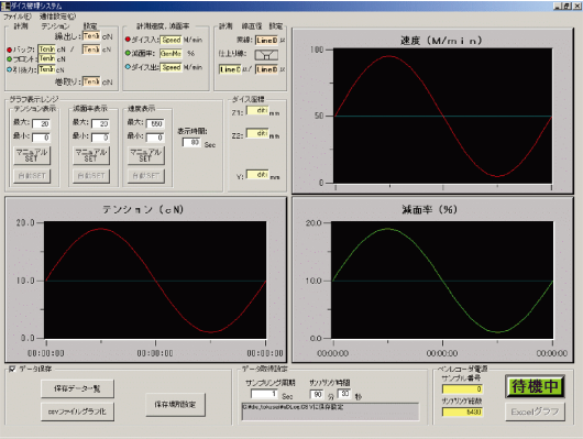 View of measurement system display